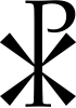 Chi Rho Cross, a warrior's cross.