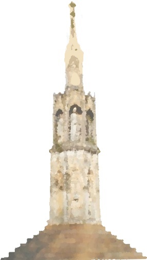 Artists impression of the Cheape Cross